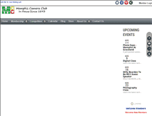 Tablet Screenshot of memphiscameraclub.org